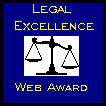 LEGAL EXCELLENCE WEB AWARD TO CHAN ROBLES VIRTUAL LAW LIBRARY